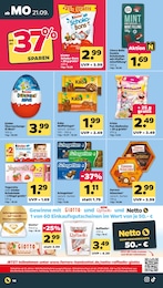Kinder Riegel Angebot & Preis im aktuellen Netto mit dem Scottie Prospekt Kinder Riegel Angebot im aktuellen Netto mit dem Scottie Prospekt auf Seite 16
