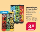 3 Paar Socken von LEGO Ninjago im aktuellen Netto mit dem Scottie Prospekt für 3,99 €