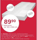 Aktuelle Matratze Angebote bei XXXLutz Möbelhäuser in Salzgitter Aktuelles Matratze Angebot bei XXXLutz Möbelhäuser in Salzgitter ab 89,90 €