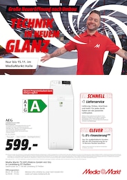 Aktueller MediaMarkt Saturn Elektromärkte Prospekt für Zörbig: TECHNIK IN NEUEM GLANZ mit 1} Seite, 06.11.2025 - 15.11.2025