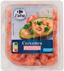 Petites Crevettes Roses Décortiquées - Carrefour Extra en promo à 1,51 € chez Supermarchés Match Petites Crevettes Roses Décortiquées - Carrefour Extra dans le catalogue Supermarchés Match