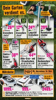 Rasenmäher im aktuellen Hornbach Prospekt (Duisburg) Rasenmäher im Hornbach Prospekt "Andere feiern Tore, du dein Projekt" mit 30 Seiten (Duisburg)