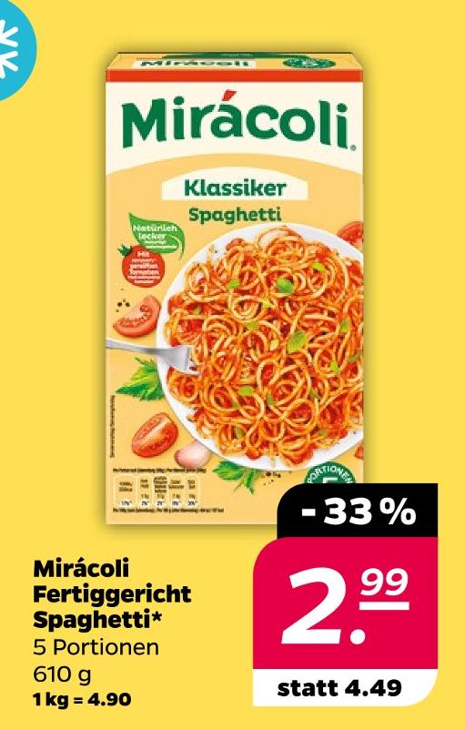 Fertiggericht Spaghetti