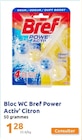 Promo Bloc WC Bref Power Activ' Citron à 1,28 € dans le catalogue Action à Manom