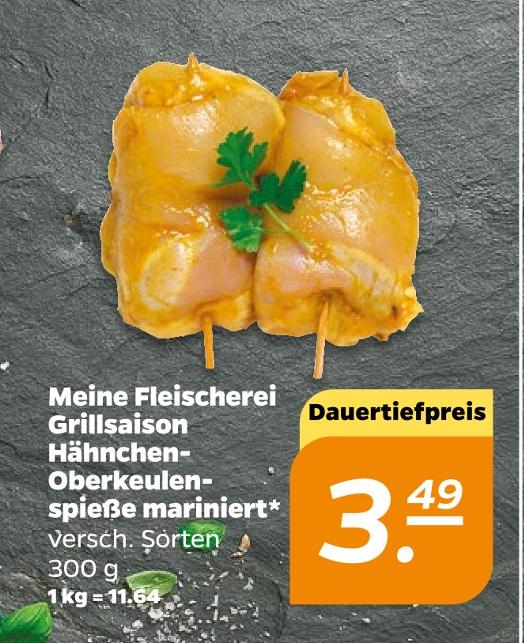 Hähnchen-Oberkeulenspieße mariniert