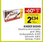 Bueno - Kinder dans le catalogue Supeco