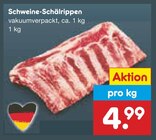 Aktuelles Schweine-Schälrippen Angebot bei Netto Marken-Discount in Wolfsburg ab 4,99 €