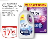 Waschmittel Pulver im Angebot bei GLOBUS in Frankenthal Waschmittel Pulver Angebote von Lenor bei GLOBUS Frankenthal für 17,99 €