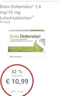LINDA Marl - Dolo-Dobendan 1,4 mg/10 mg Angebot im Prospekt Dolo-Dobendan 1,4 mg/10 mg bei LINDA im Marl Prospekt für 10,99 €