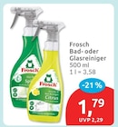 Bad- oder Glasreiniger von Frosch für 1,79 € bei budni im Angebot Bad- oder Glasreiniger von Frosch im aktuellen budni Prospekt