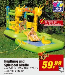 Heimwerken von HAPPY PEOPLE im aktuellen POCO Prospekt Hüpfburg und Spielpool Giraffe von HAPPY PEOPLE für 59,99 € bei POCO im Angebot