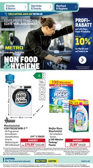 Waschmittel im aktuellen METRO Prospekt (Bremen) Waschmittel im METRO Prospekt "Wochenangebote + Gewinnspiel" mit 53 Seiten (Bremen)