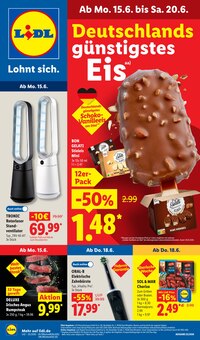 Eis im aktuellen Lidl Prospekt (Fürth) Eis im Lidl Prospekt "LIDL LOHNT SICH" mit 70 Seiten (Fürth)