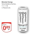 Aktuelle Monster Energy Angebote bei GLOBUS in Leipzig Aktuelles Monster Energy Ultra Angebot bei GLOBUS in Leipzig ab 0,89 €