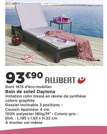 Casino Supermarchés La Courneuve - Bain de soleil Daytona Promo Bain de soleil Daytona dans le catalogue Casino Supermarchés "Bonne fête Maman" à La Courneuve