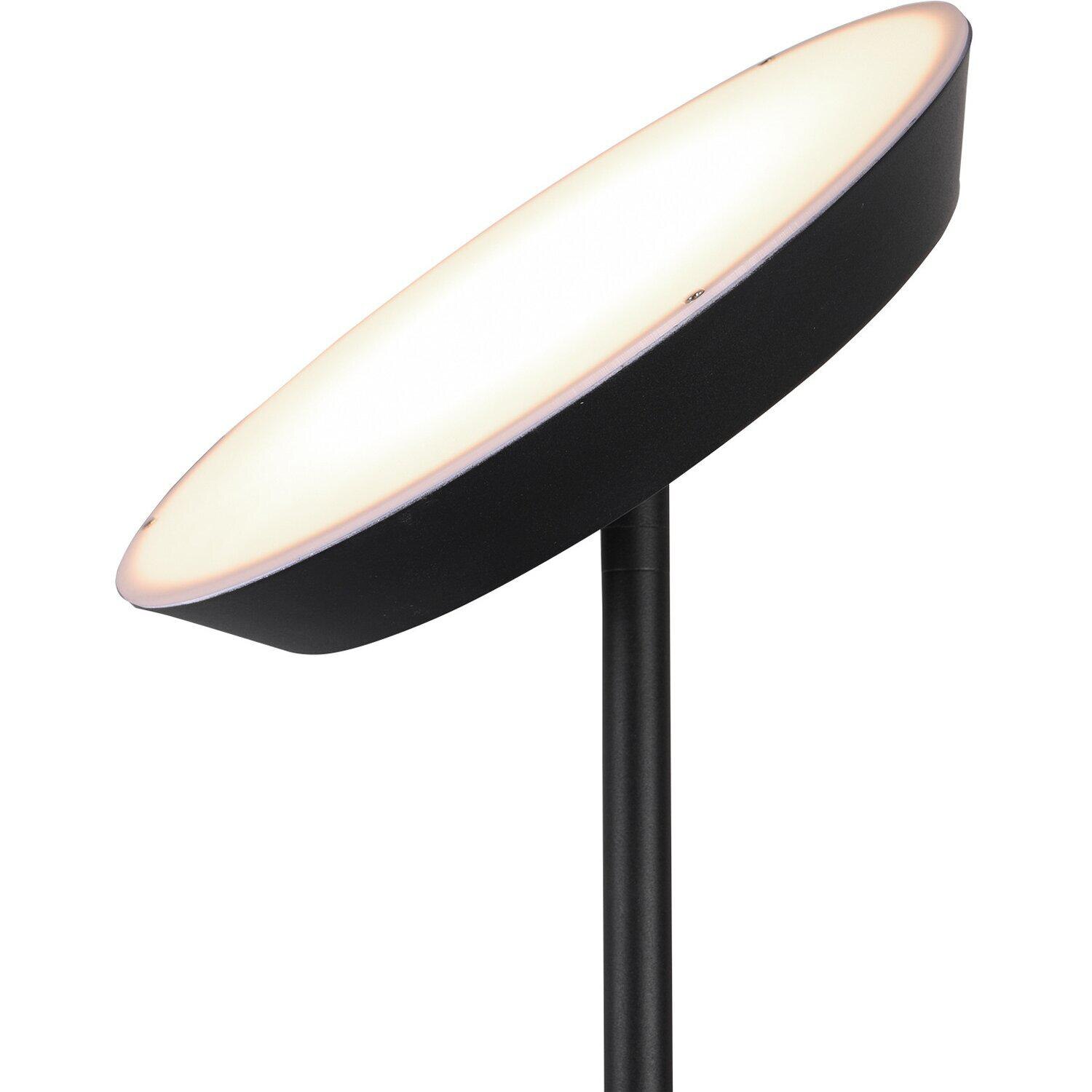 OBI Letzlingen - LED-Stehleuchte Haora 17W + 3,5W Touch-Dimmer Schwarz matt LED-Stehleuchte Haora 17W + 3,5W Touch-Dimmer Schwarz matt Angebot bei OBI Letzlingen im Prospekt INNENBELEUCHTUNG