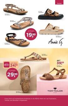 Schuhe im aktuellen RENO Prospekt (Remscheid) Schuhe im RENO Prospekt "DIE BEHALT' ICH GLEICH AN" mit 12 Seiten (Remscheid)