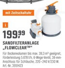 OBI Kölln-Reisiek - SANDFILTERANLAGE „FLOWCLEARTM“ SANDFILTERANLAGE „FLOWCLEARTM“ Angebot bei OBI Kölln-Reisiek im Prospekt ALLES MACHBAR