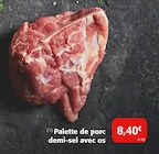 Palette de porc demi-sel avec os dans le catalogue Colruyt