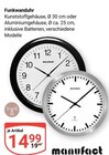 Funkwanduhr Kunststoffgehäuse im Angebot bei GLOBUS in Braunschweig Funkwanduhr Kunststoffgehäuse Angebote von manufact bei GLOBUS Braunschweig für 14,99 €