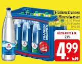 Mineralwasser von Franken Brunnen im aktuellen EDEKA Prospekt für 4,99 €