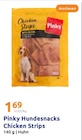 Hundesnacks Chicken Strips von Pinky für 1,69 € bei Action im Angebot Hundesnacks Chicken Strips von Pinky im aktuellen Action Prospekt