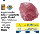 Argentinische Rinder-Steakhüfte großer Muskel von Metro Premium im aktuellen METRO Prospekt für 14,97 €