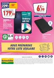 Samsung Galaxy S Angebote im Prospekt "La Rentrée à prix fous!" von Bureau Vallée auf Seite 24