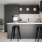 Promo Cuisine Heline noir mat à 429,00 € dans le catalogue Brico Dépôt à Barberey-Saint-Sulpice