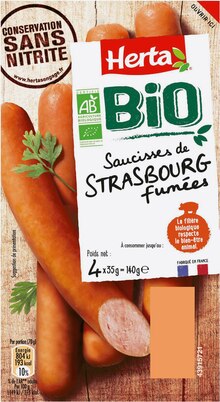 Supermarchés Match Ranspach-le-Bas - Saucisses de strasbourg fumées bio Promo Saucisses de strasbourg fumées bio dans le catalogue Supermarchés Match "L'hiver a du bio" à Ranspach-le-Bas