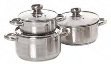 5-teiliges Topfset SILVER STAR bei KODi in Mönchengladbach 5-teiliges Topfset SILVER STAR im Angebot bei KODi Mönchengladbach für 29,00 €
