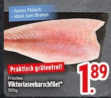 Frisches Viktoriaseebarschfilet von  im aktuellen EDEKA Prospekt für 1,89 €