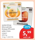Microdrink Eistee Pfirsich von waterdrop im aktuellen budni Prospekt