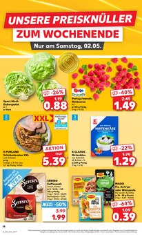 Kaffeepads im Kaufland Prospekt "Aktuelle Angebote" mit 62 Seiten (Chemnitz)