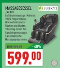MASSAGESESSEL „NAXOS“ im Angebot bei Marktkauf in Bielefeld MASSAGESESSEL „NAXOS“ Angebote von JUSKYS bei Marktkauf Bielefeld für 599,00 €