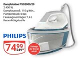 Aktuelles Dampfststation PSG2000/20 Angebot bei GLOBUS in Duisburg ab 74,99 €