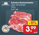 Aktuelles Schweine-Nackenkoteletts Angebot bei Netto Marken-Discount in Hannover ab 3,99 €