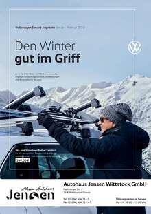 Volkswagen Prospekt für Wittstock, Dosse: Den Winter gut im Griff, 1 Seite, 01.01.2022 - 28.02.2022