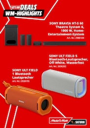 MediaMarkt Saturn Bluetooth Lautsprecher im Prospekt MediaMarkt Saturn Bluetooth Lautsprecher im Prospekt