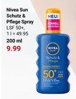 Sun Schutz & Pflege Spray Angebote von Nivea bei GLOBUS Trier für 9,99 €