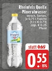 Mineralwasser im Angebot bei EDEKA in Bergisch Gladbach Mineralwasser Angebote von Rheinfels Quelle bei EDEKA Bergisch Gladbach für 0,55 €