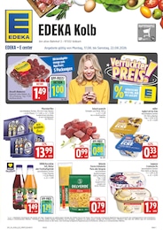 EDEKA Prospekt für Volkach mit 38 Seiten EDEKA Prospekt für Volkach: "Wir lieben Lebensmittel!", 38 Seiten, 17.08.2026 - 22.08.2026