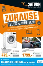 Saturn Prospekt "ZUHAUSE LEBEN & ARBEITEN!", 12 Seiten, für Hückelhoven, 24.03.2020 - 05.04.2020 Saturn Prospekt "ZUHAUSE LEBEN & ARBEITEN!", 12 Seiten, für Hückelhoven, 24.03.2020 - 05.04.2020