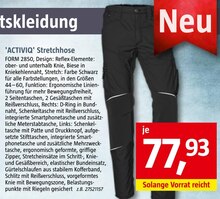 BAUHAUS Dingolfing - 'ACTIVIQ' Stretchhose 'ACTIVIQ' Stretchhose Angebot bei BAUHAUS Dingolfing im Prospekt "Handzettel KW 45"