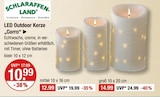 LED Outdoor Kerze „Corro“ von Schlaraffenland im aktuellen V-Markt Prospekt für 10,99 €