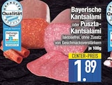 Bayerische Kantsalami  im aktuellen EDEKA Prospekt für 1,89 €