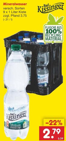 Netto Marken-Discount Lahnstein - Mineralwasser Mineralwasser Angebot bei Netto Marken-Discount Lahnstein im Prospekt "Alles für Ostern"
