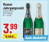 Jahrgangssekt Extra Dry Angebote von Mumm bei Trinkgut Monheim für 3,99 €