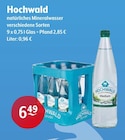 natürliches Mineralwasser Angebote von Hochwald bei Getränke Hoffmann Ibbenbüren für 6,49 €
