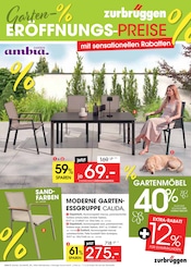 Aktueller Zurbrüggen Prospekt mit Gartenstühle, "GARTEN-ERÖFFNUNGS-PREISE", Seite 1